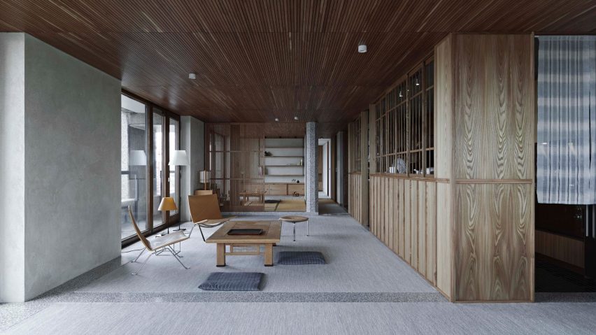 Shakespeare Tower apartment by Takero Shimazaki Architects