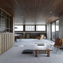 Shakespeare Tower apartment by Takero Shimazaki Architects