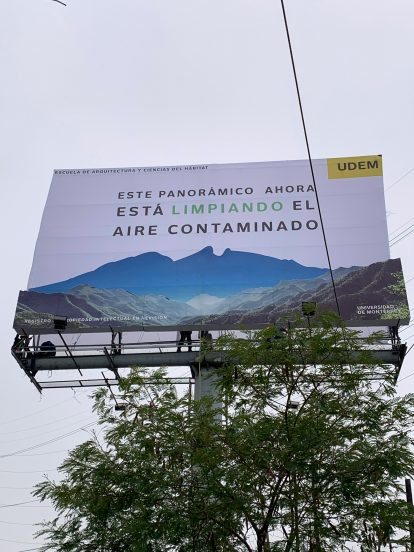 Smog Eating Billboard by Studio Roosegaarde