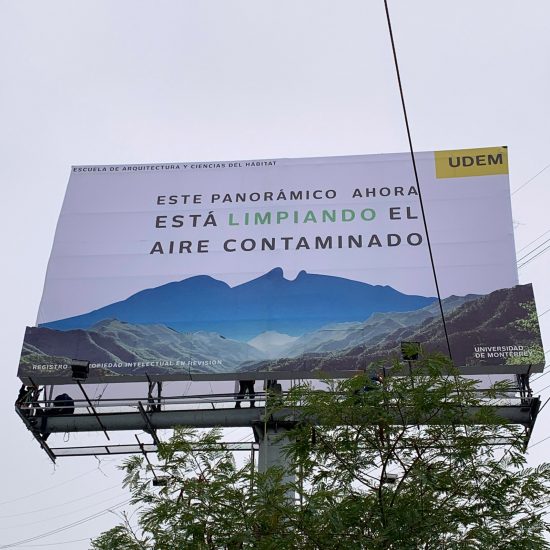 Smog Eating Billboard by Studio Roosegaarde