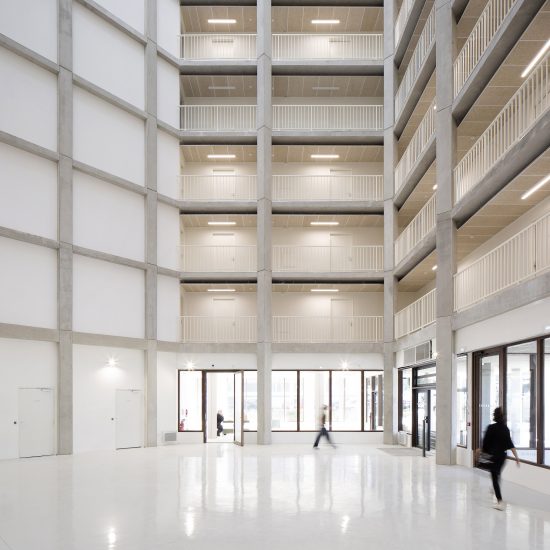 Student housing block by Atelier Villemard et Associés (AVA) in Champs-sur-Marne