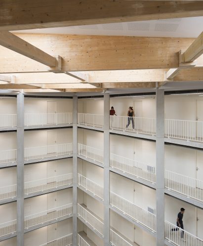 Student housing block by Atelier Villemard et Associés (AVA) in Champs-sur-Marne