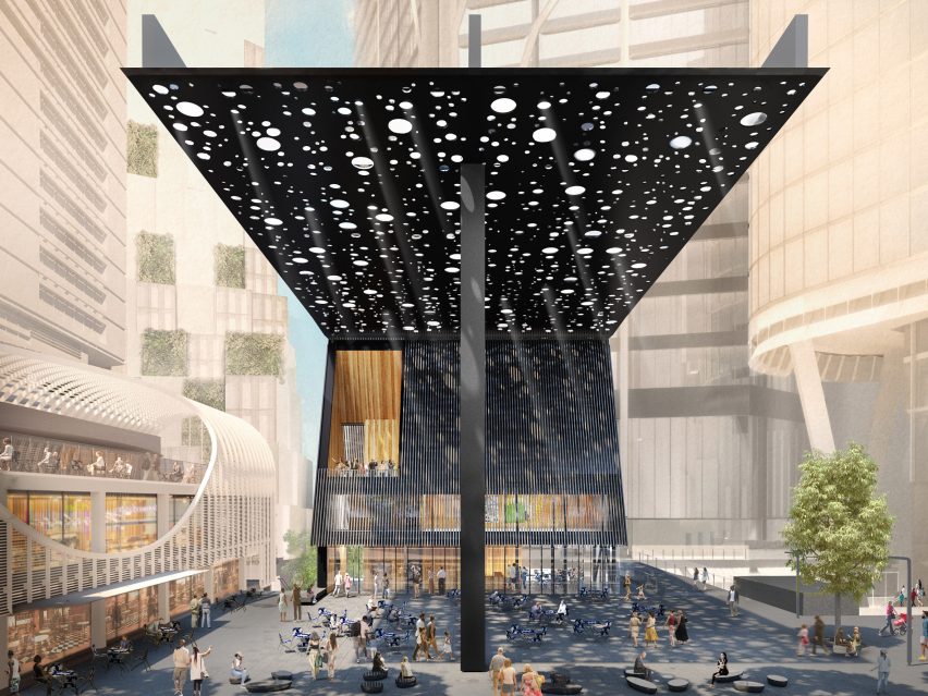 Sydney Plaza by Adjaye Associates and Daniel Boyd