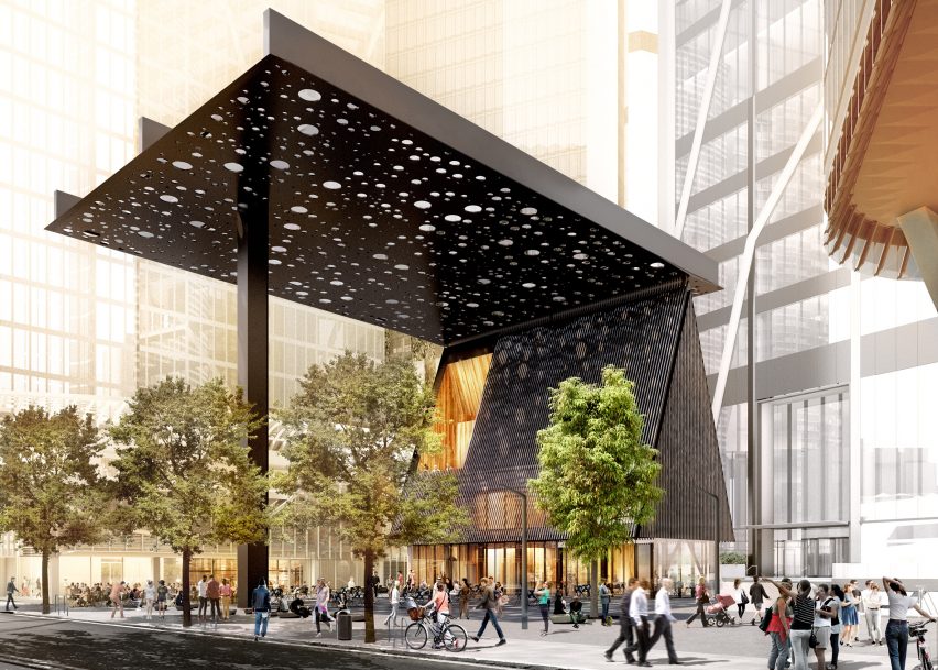 Sydney Plaza by Adjaye Associates and Daniel Boyd