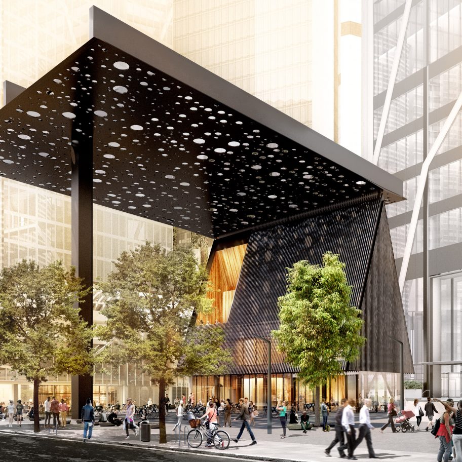 Sydney Plaza by Adjaye Associates and Daniel Boyd