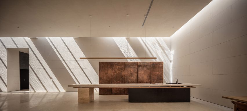 TEA Community Centre by Waterfrom Design dining space