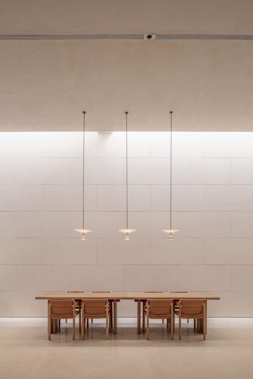 TEA Community Centre by Waterfrom Design dining space
