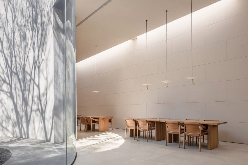 TEA Community Centre by Waterfrom Design dining space