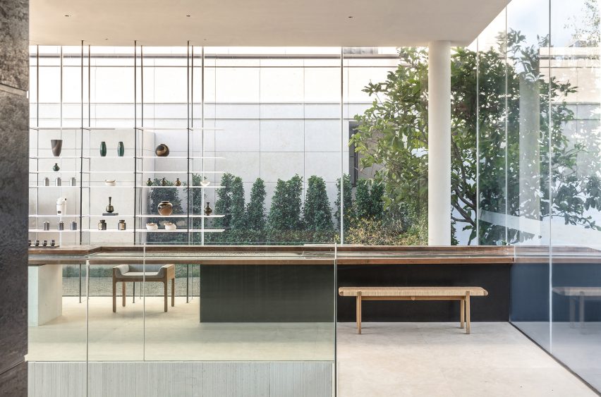 TEA Community Centre by Waterfrom Design entrance pavilion