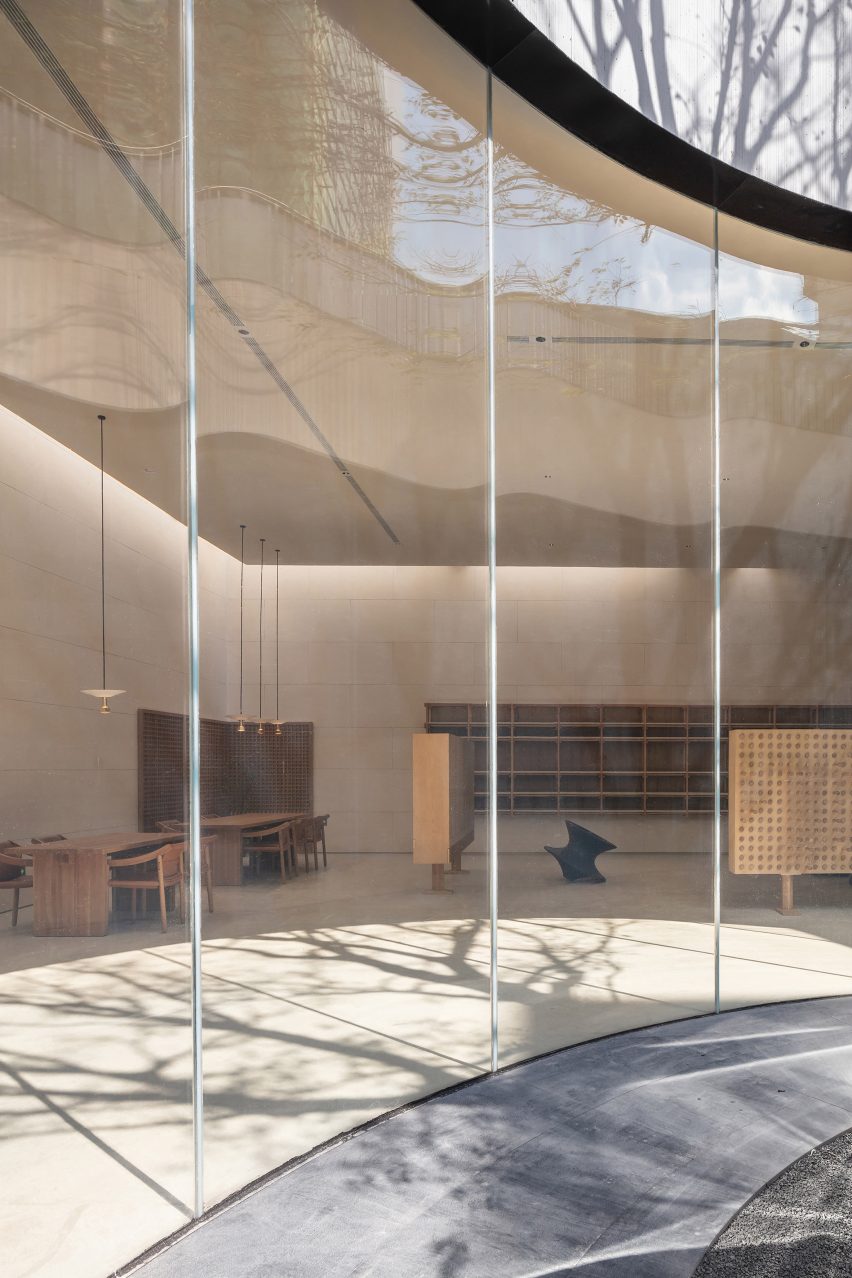 TEA Community Centre by Waterfrom Design courtyard