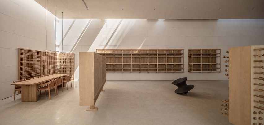 TEA Community Centre by Waterfrom Design reading area