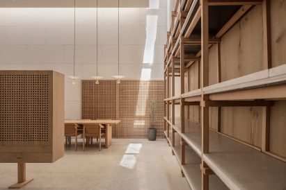 TEA Community Centre by Waterfrom Design reading area