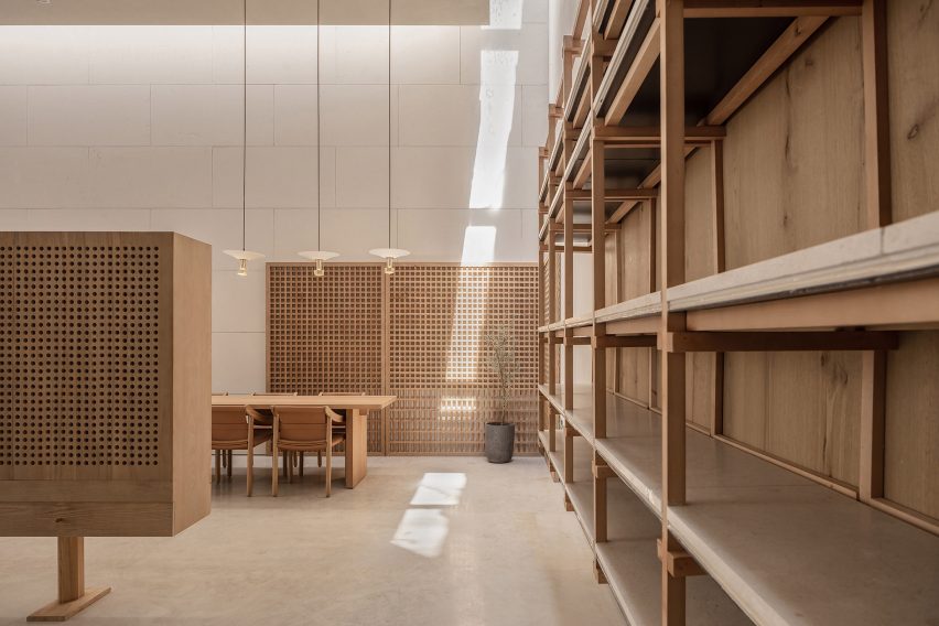 TEA Community Centre by Waterfrom Design reading area