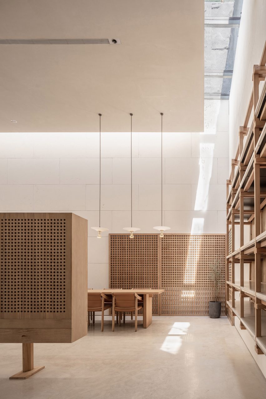 TEA Community Centre by Waterfrom Design reading area