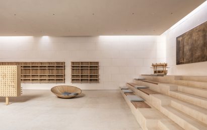 TEA Community Centre by Waterfrom Design lecture space