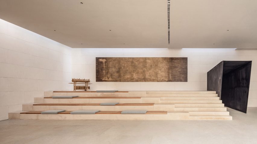 TEA Community Centre by Waterfrom Design lecture space