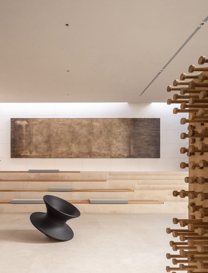 TEA Community Centre by Waterfrom Design reading area