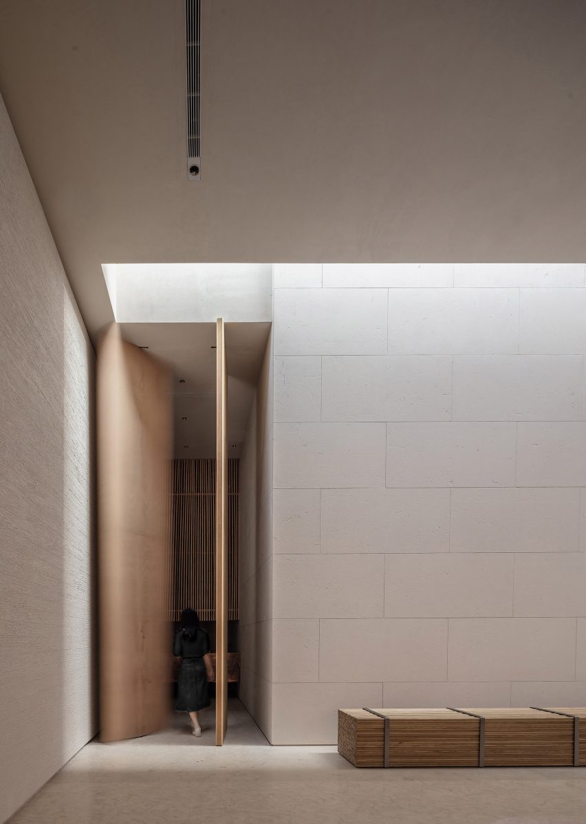 TEA Community Centre by Waterfrom Design door