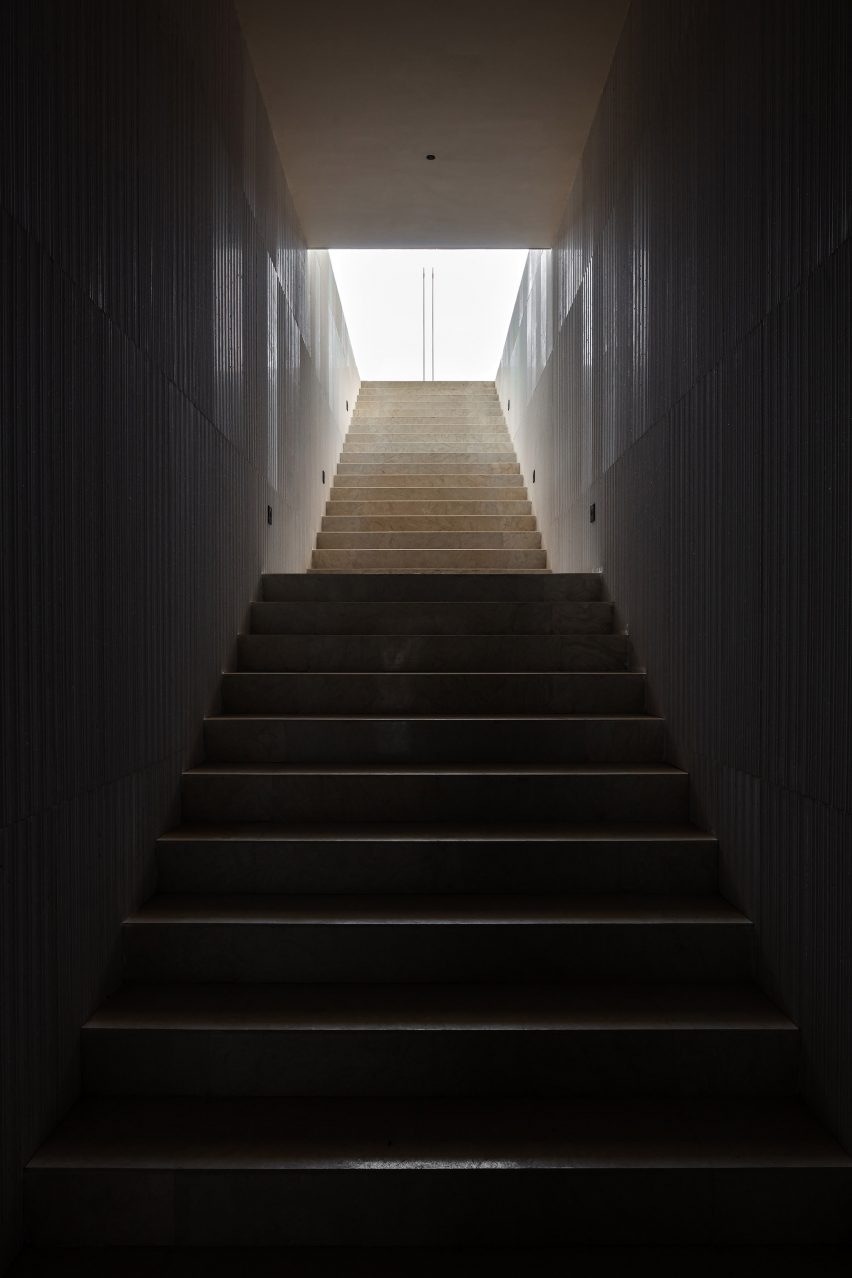 TEA Community Centre by Waterfrom Design staircase