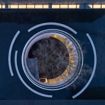 TEA Community Centre by Waterfrom Design aerial view
