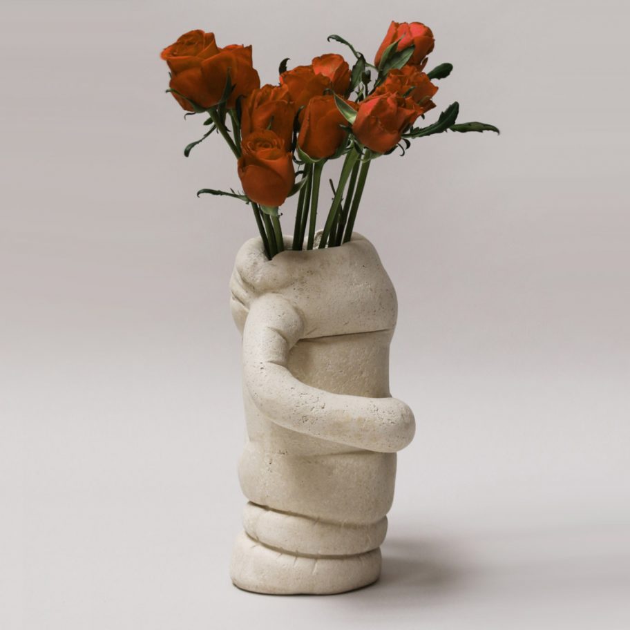 Tessa Silva creates compostable homeware from surplus milk and chalk