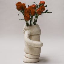 Tessa Silva creates compostable homeware from surplus milk and chalk