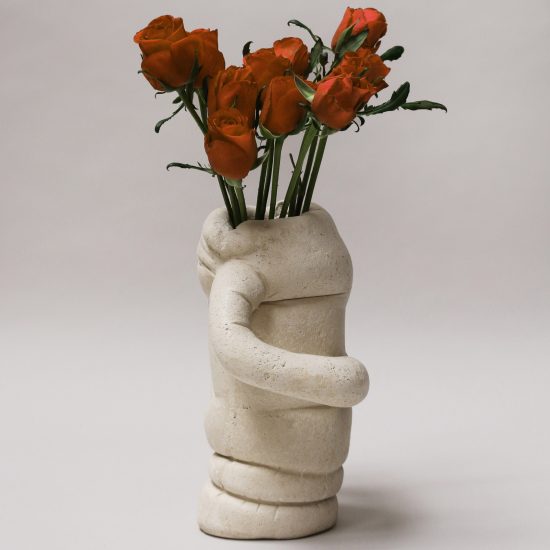 Tessa Silva creates compostable homeware from surplus milk and chalk