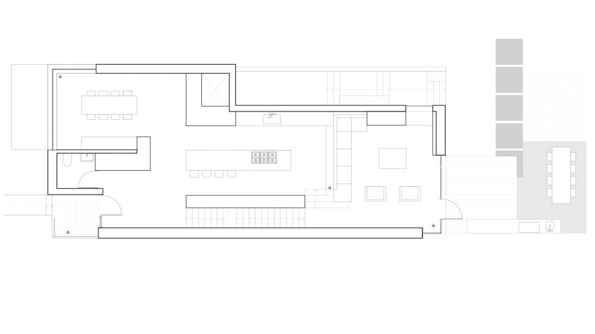 The Brick House by Campos Studio First Floor Plan