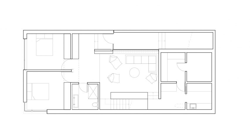 The Brick House by Campos Studio Ground Floor Plan