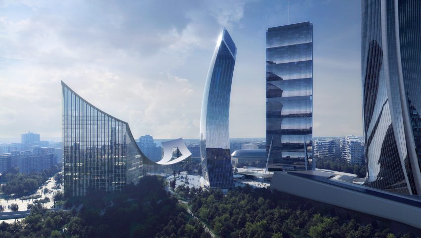 The Portico for CityLife in Milan by BIG