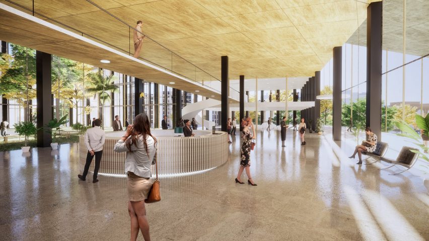 The Portico for CityLife in Milan by BIG