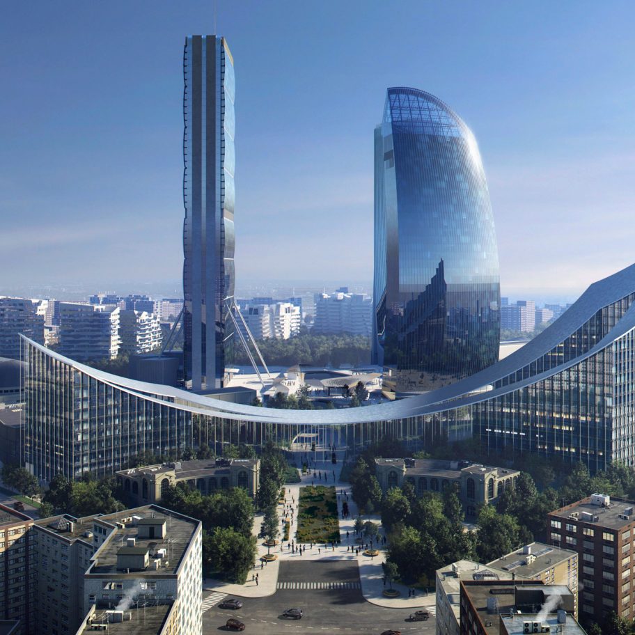 The Portico for CityLife in Milan by BIG