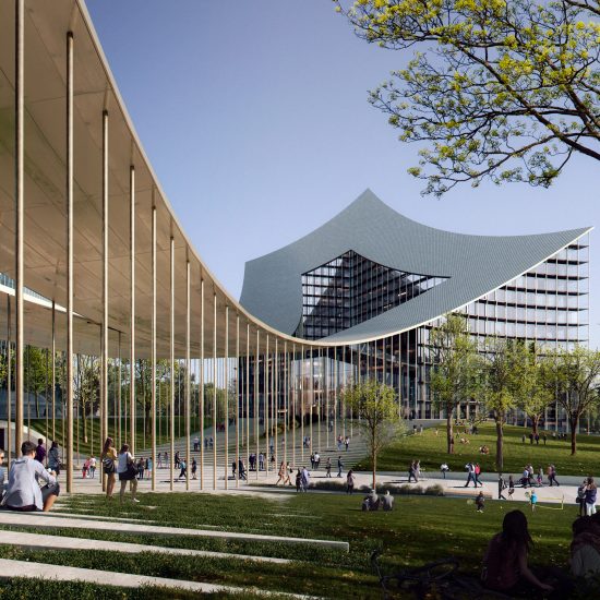 The Portico for CityLife in Milan by BIG