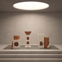 Teo Yang Studio creates architectural birdbaths from terrazzo and terracotta