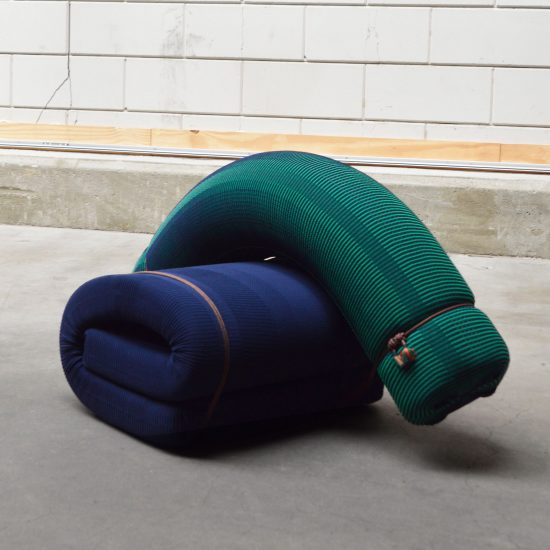 Floor Skrabanja designs 3D-knitted seats that use no staples or stitches