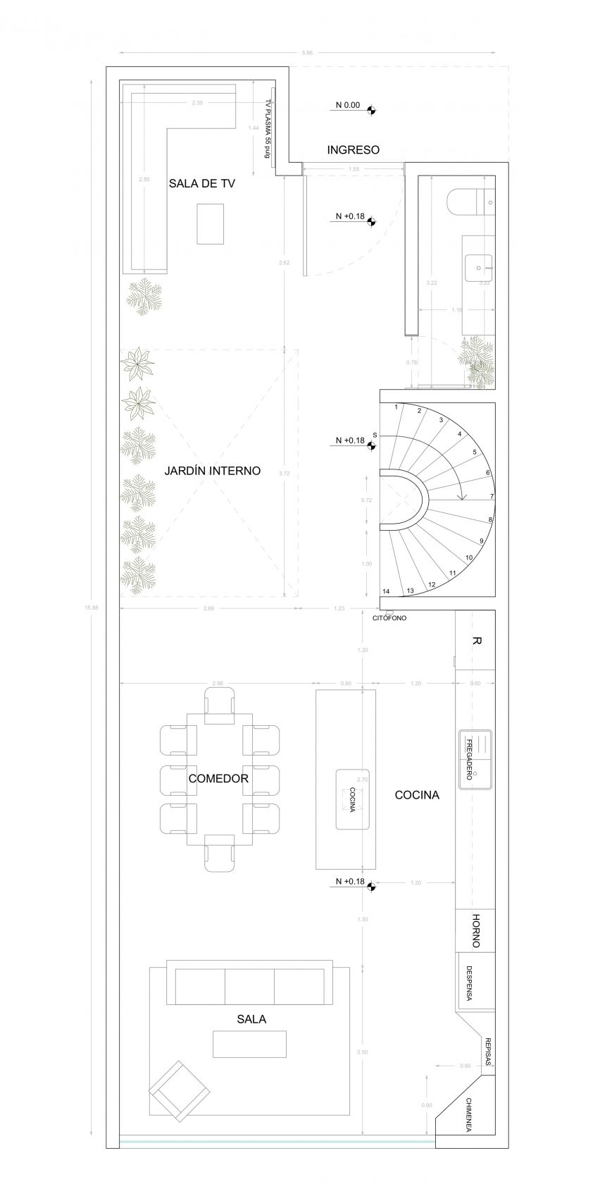 Vista Al Este by Efe Studio Ground Floor Plan