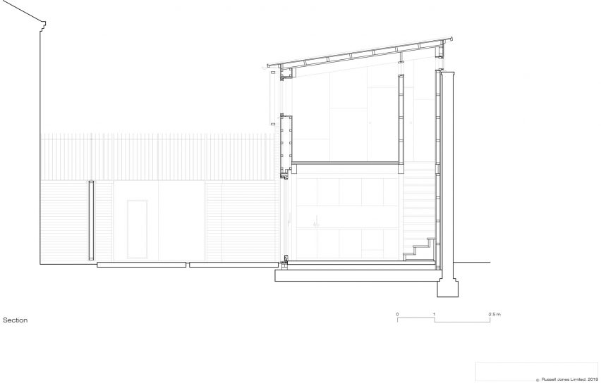 Short section of Windsor Road outbuilding house by Russell Jones