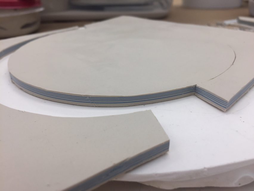 Yuting Chang turns blue-and-white porcelain inside out to make tableware