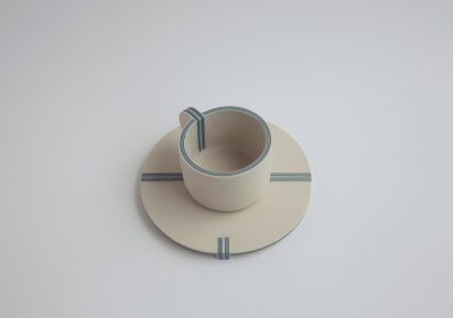 Yuting Chang turns blue-and-white porcelain inside out to make tableware