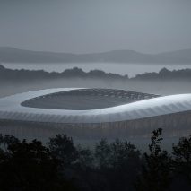 Forest Green Rovers world's first timber stadium by Zaha Hadid Architects