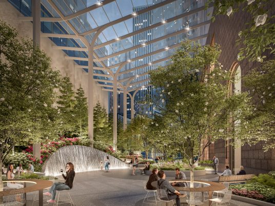 550 Madison garden by Snohetta