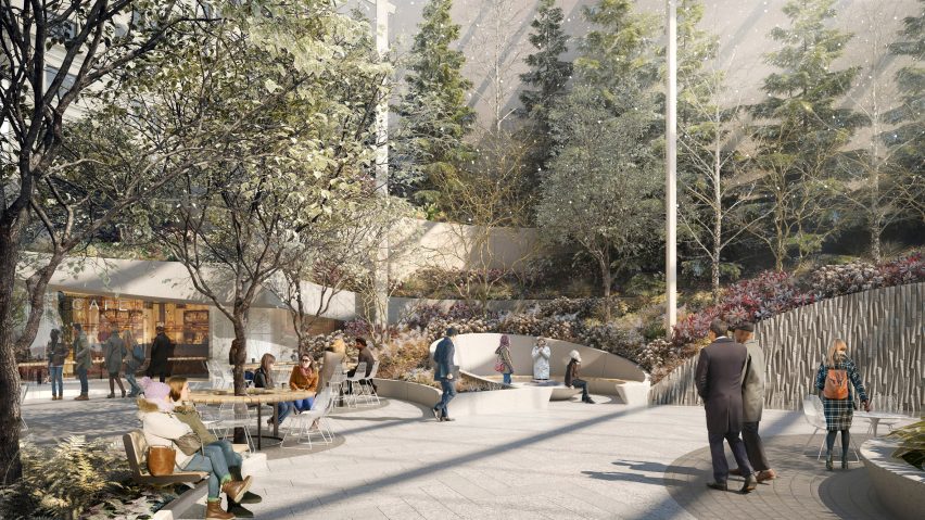 550 Madison garden by Snohetta