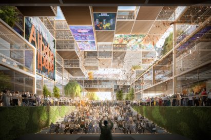 Alibaba Shanghai headquarters proposal by Foster + Partners