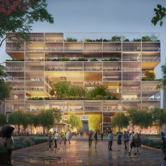Alibaba Shanghai headquarters proposal by Foster + Partners