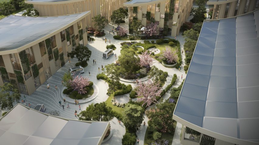 BIG and Toyota reveal plans for city of the future under Mount Fuji in Japan