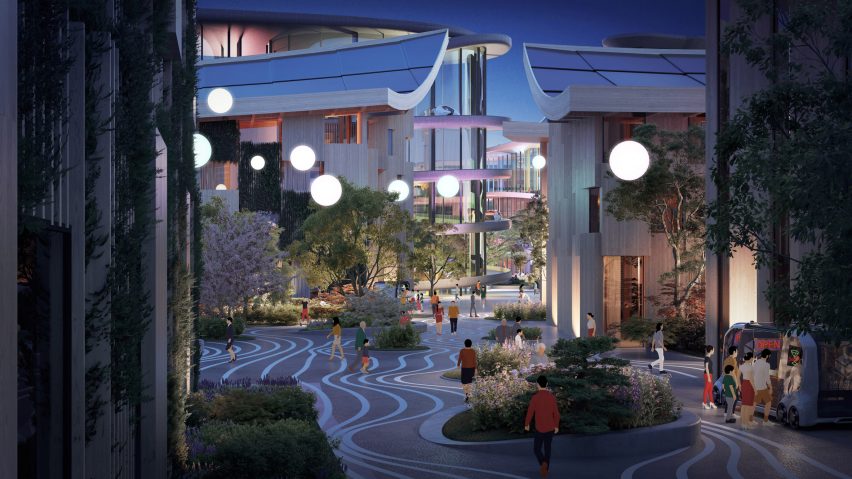 BIG and Toyota reveal plans for city of the future under Mount Fuji in Japan