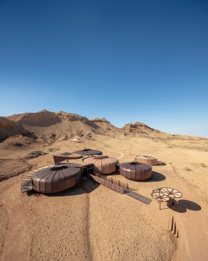 Hopkins Architects completes Buhais Geology Park, Sharjah, UAE