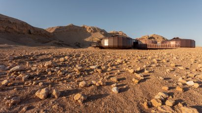 Hopkins Architects completes Buhais Geology Park, Sharjah, UAE