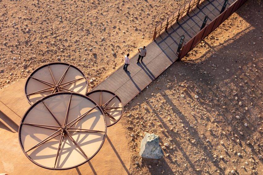Hopkins Architects completes Buhais Geology Park, Sharjah, UAE