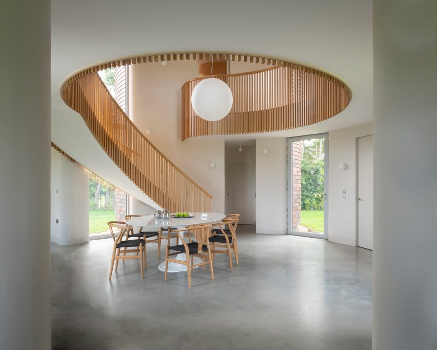 Bumpers Oast house by ACME dining space